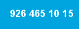 926 465 10 15